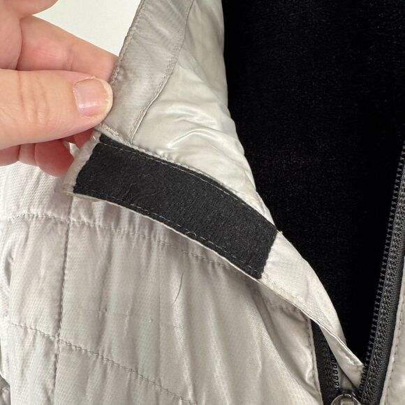 Spyder men’s small Silver Jacket with Quilted Design grey and black - Picture 10 of 16